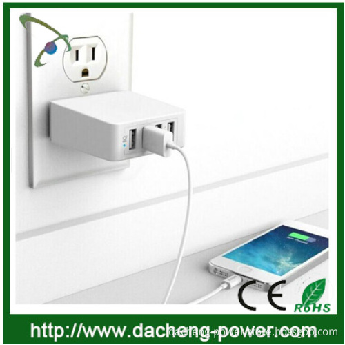 Fast charging speed 5V 7.2A 4 port usb charger wall adapter for iphone Samsung tablet